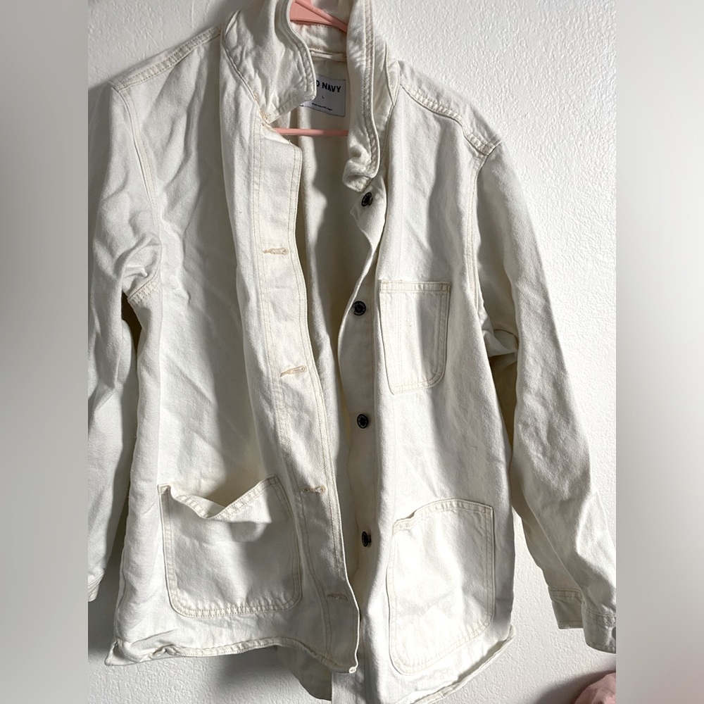 Old navy white trench coat (women’sh